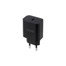 Cargador de pared TooQ TQWC-PDUSBC20B USB Tipo C PD 20W negro