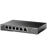 Switch TP-Link SG1006PP 6 p. giga de estos 3P PoE+ y 1P PoE++ (64W) metal