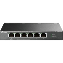 Switch TP-Link SG1006PP 6 p. giga de estos 3P PoE+ y 1P PoE++ (64W) metal