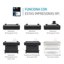 Cartucho original HP 712 80ml negro