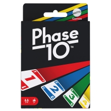 Mattel Phase 10 - Juego de Cartas Estratégico para Familias y Niños a partir de 7 Años