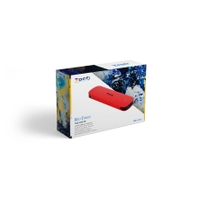 Caja externa TooQ M.2 NVMe USB 3.1 Gen2 aluminio roja