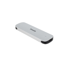 Caja externa TooQ M.2 NGFF USB 3.1 Gen1 aluminio plata