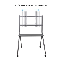 SOPORTE SUELO TOOQ RUEDAS PANTALLAS "ISTAND" 50"-86"