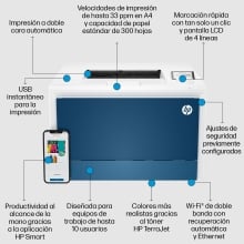 Impresora HP LaserJet Color Pro 4202DW WiFi duplex