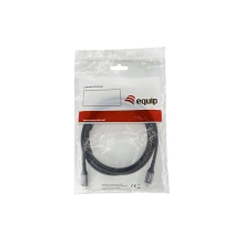 Cable Equip USB tipo C 4 Gen2x2 macho/macho transferencia 20G 100w 4k 2m negro