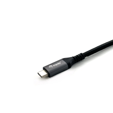 Cable extensor Equip USB tipo C 3.2 macho a USB tipo C hembra, transferencia 10G 3A 0.5m