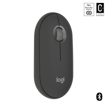 Ratón inalámbrico Logitech pebble mouse 2 m350s negro