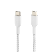 Cable trenzado Belkin Boost Charge USB tipo C macho/macho 1m blanco