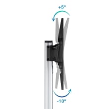 SOPORTE SUELO TOOQ RUEDAS TV HORIZ-VERT "HERA" 37" A 86"
