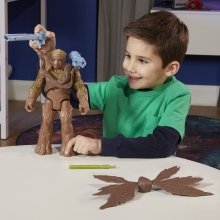 Figura hasbro marvel blast n' battle guardianes de la galaxia groot
