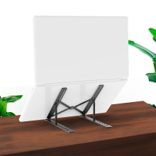 Soporte elevador portátil AISENS 10"-15.6" ajustable gris