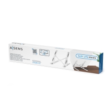 Soporte elevador portátil AISENS 10"-15" ajustable plata