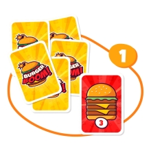 Bizak Burger Boom - Juego de Mesa Divertido para Niños a Partir de 6 Años