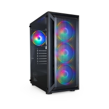 Caja ATX gaming TooQ TQGCC101-B "Ragnärok" negro