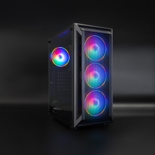 Caja ATX gaming TooQ TQGCC101-B "Ragnärok" negro