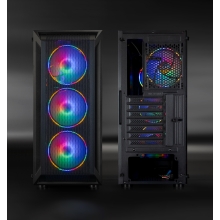 Caja ATX gaming TooQ TQGCC101-B "Ragnärok" negro