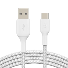 Cable Belkin USB-A macho a USB Tipo C macho trenzado 12W 2m blanco