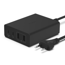 Cargador Belkin 2xUSB tipo C 2xUSB-A Gan Boost Charge 108W negro