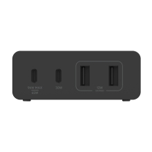 Cargador Belkin 2xUSB tipo C 2xUSB-A Gan Boost Charge 108W negro