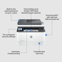 Multifunción HP LaserJet Pro 3102FDW A4 33ppm