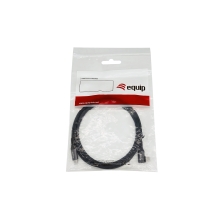 Cable Equip USB Tipo C 3.2 macho/macho 1m 5A 100W acodado 90º negro