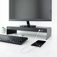SOPORTE ELEVADOR MONITOR TOOQ TQMR0124 NEGRO