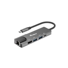 Adaptador USB tipo C Equip 1xHDMI 4k 1xUSB-C Pd 100w 2xUSB-A 5gb/s 1xGB Rj45