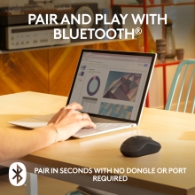 RATON INALAMBRICO LOGITECH M240 SILENT BLUETOOTH GRAFITO