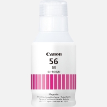 Botella tinta canon GI-56m magenta 135ml