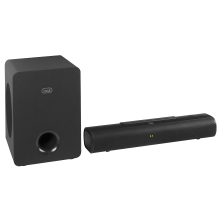 Barra de sonido 90W con subwoofer 2.1 inalámbrico Bluetooth USB