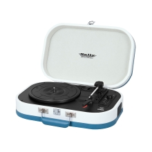 Sally tocadiscos Bluetooth batería recargable USB Trevi TT 1020 BT turquesa