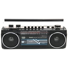 RADIO GRABADORA PORTÁTIL USB SD BLUETOOTH CASSETTE TREVI RR 501 BT NEGRO