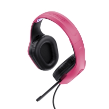 Auriculares Trust Gaming GXT 415P Zirox ligeros 3.5mm rosa