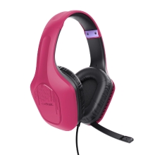 Auriculares Trust Gaming GXT 415P Zirox ligeros 3.5mm rosa