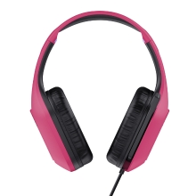 Auriculares Trust Gaming GXT 415P Zirox ligeros 3.5mm rosa