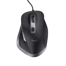 Ratón Trust Fyda 6 botones 5000 DPI negro