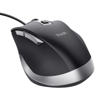 Ratón Trust Fyda 6 botones 5000 DPI negro