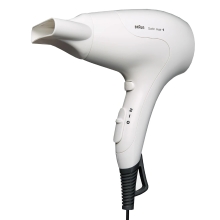 SECADOR DE PELO BRAUN SATIN HAIR HD180 COLOR BLANCO 2 VELOCIDADES 2 TEMPERATURAS 1800W