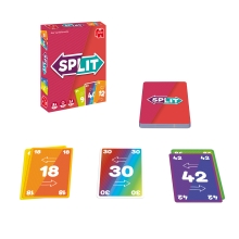 Split - Juego de Cartas Estratégico Multicolor para Niños a Partir de 8 Años