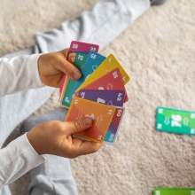 Split - Juego de Cartas Estratégico Multicolor para Niños a Partir de 8 Años