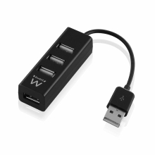 Hub usb Ewent 4 puertos usb 2.0 negro