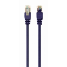 Cable de red Gembird S/FTP Cat6A 0.5m LSZH violeta