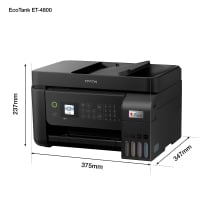 Multifunción inyección Epson Ecotank ET-4800 33ppm wifi red fax adf