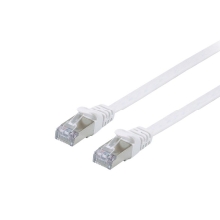 Cable de red plano Equip U/FTP CAT6A 3m blanco