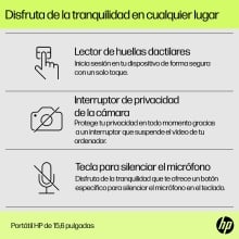 HP 15-fd0037ns i3-N305 15.6" 8GB 512GB W11 blanco diamante