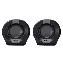 Altavoces 2.0 Trust Polo 4W RMS 8W jack 3.5mm alimentados por USB negro