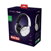 Auriculares Trust Gaming GXT 489 Fayzo micrófono desmontable jack 3.5mm 1.2m blanco