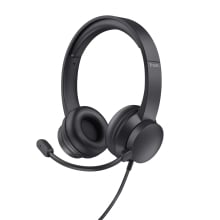 Auriculares Trust Ayda con micrófono plegable jack 3.5mm negro