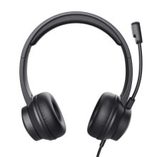 Auriculares Trust Ayda con micrófono plegable jack 3.5mm negro